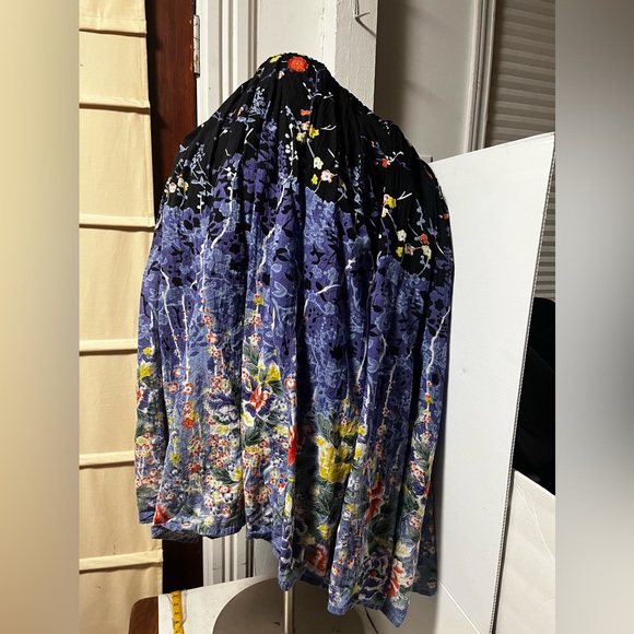 Le Meui studio Petite accordion pleated Ombré Maxi Skirt - Picture 3 of 6